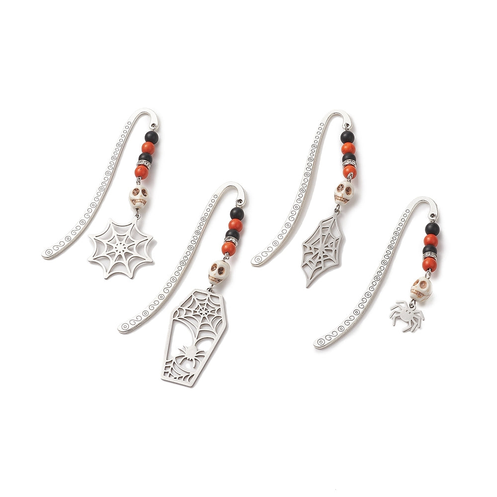 Bookmark with Dangling Halloween Charm