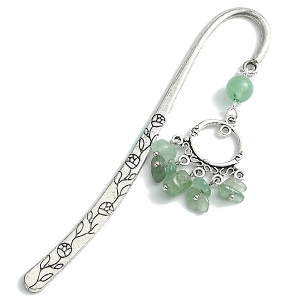 Bookmark with Gemstone Dangle