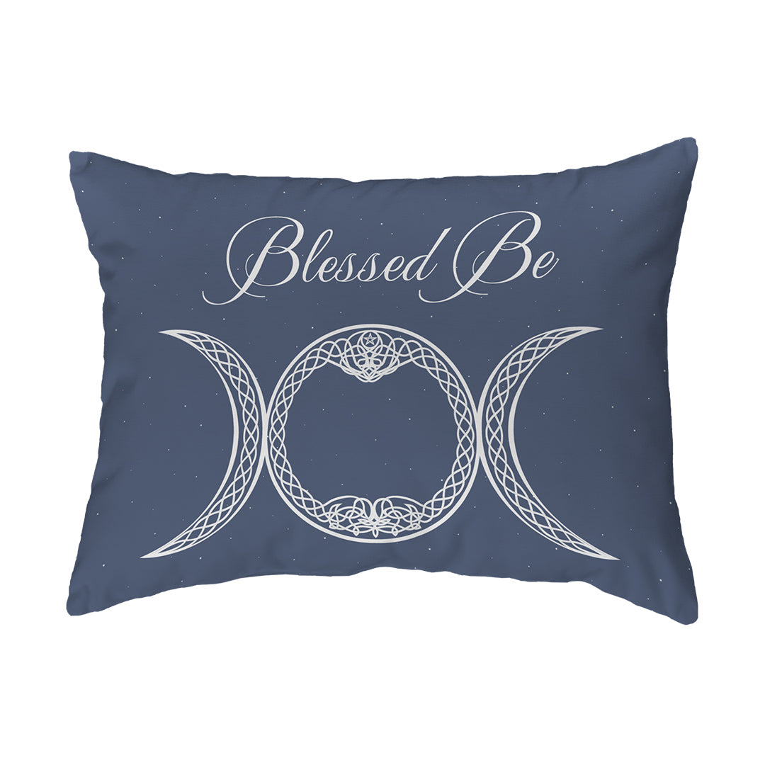 Throw Pillow Blessed Be