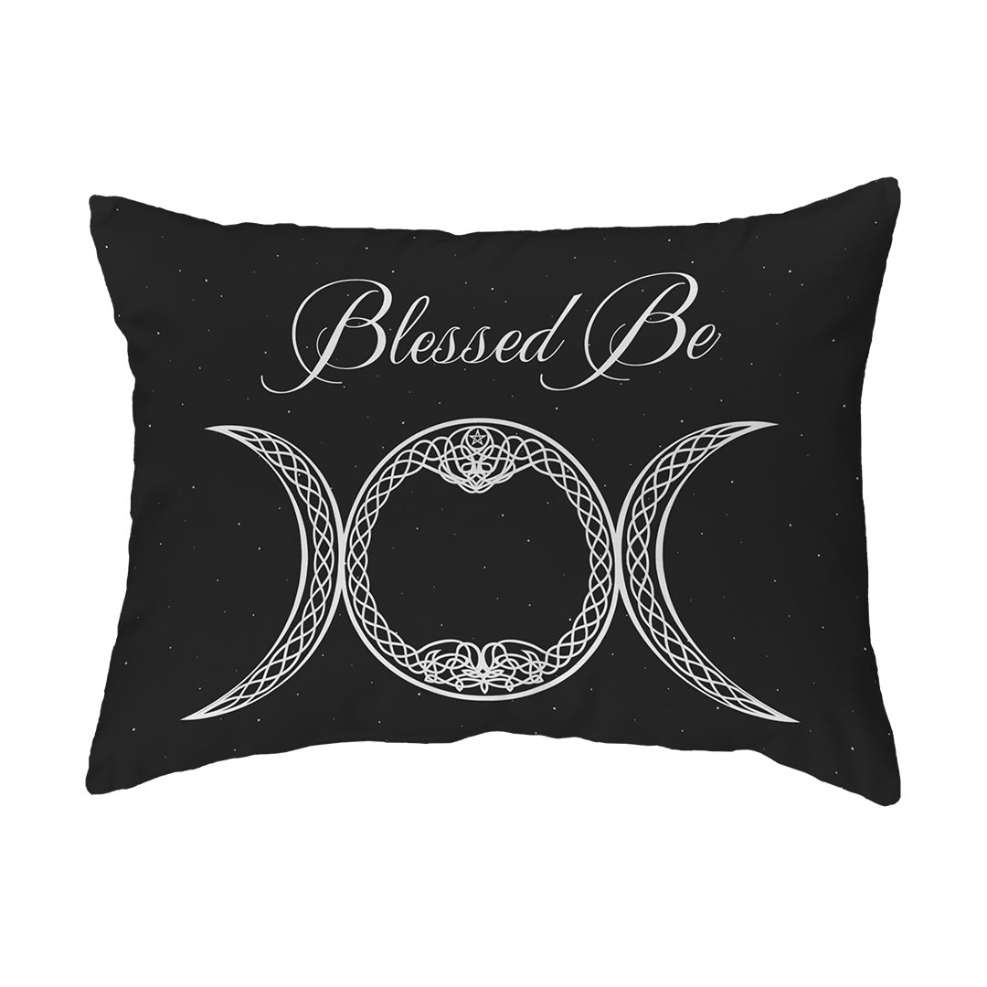 Throw Pillow Blessed Be