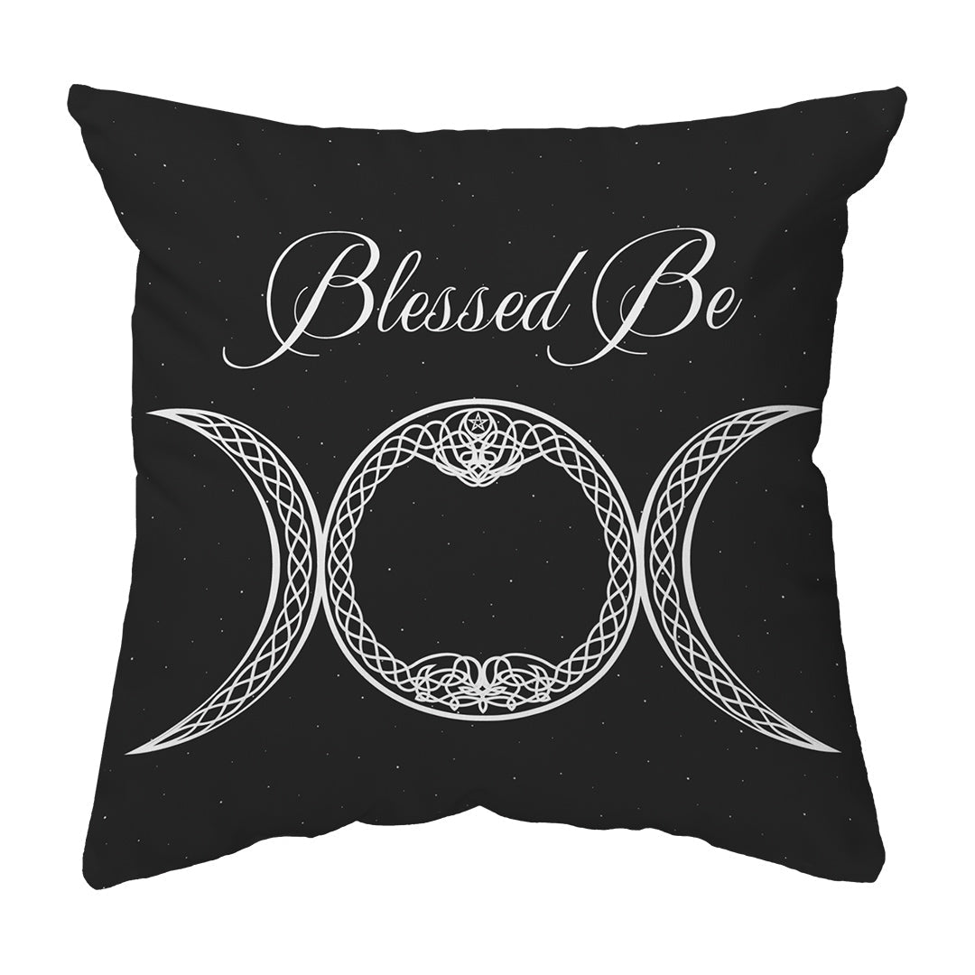 Throw Pillow Blessed Be