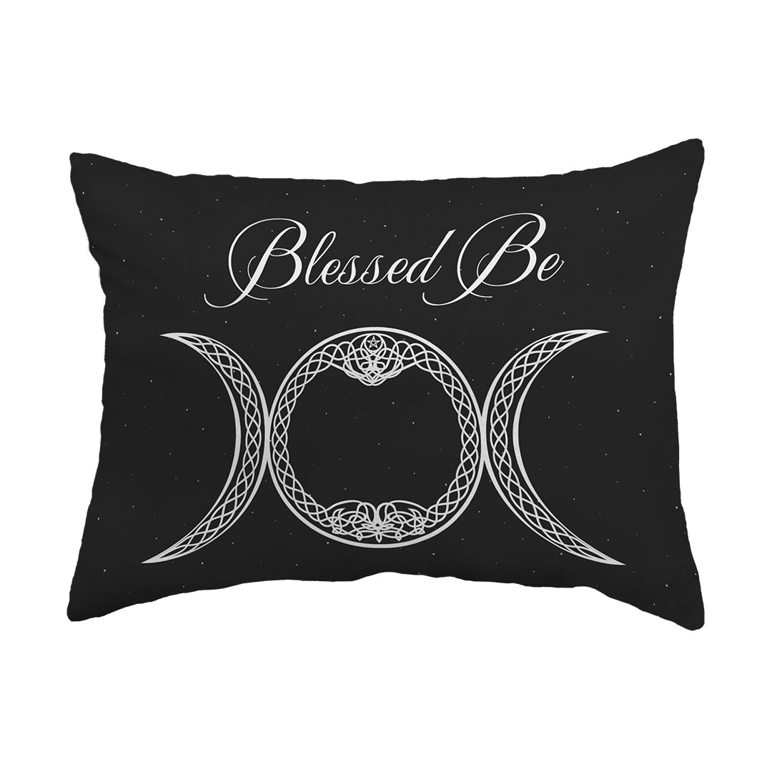 Throw Pillow Blessed Be