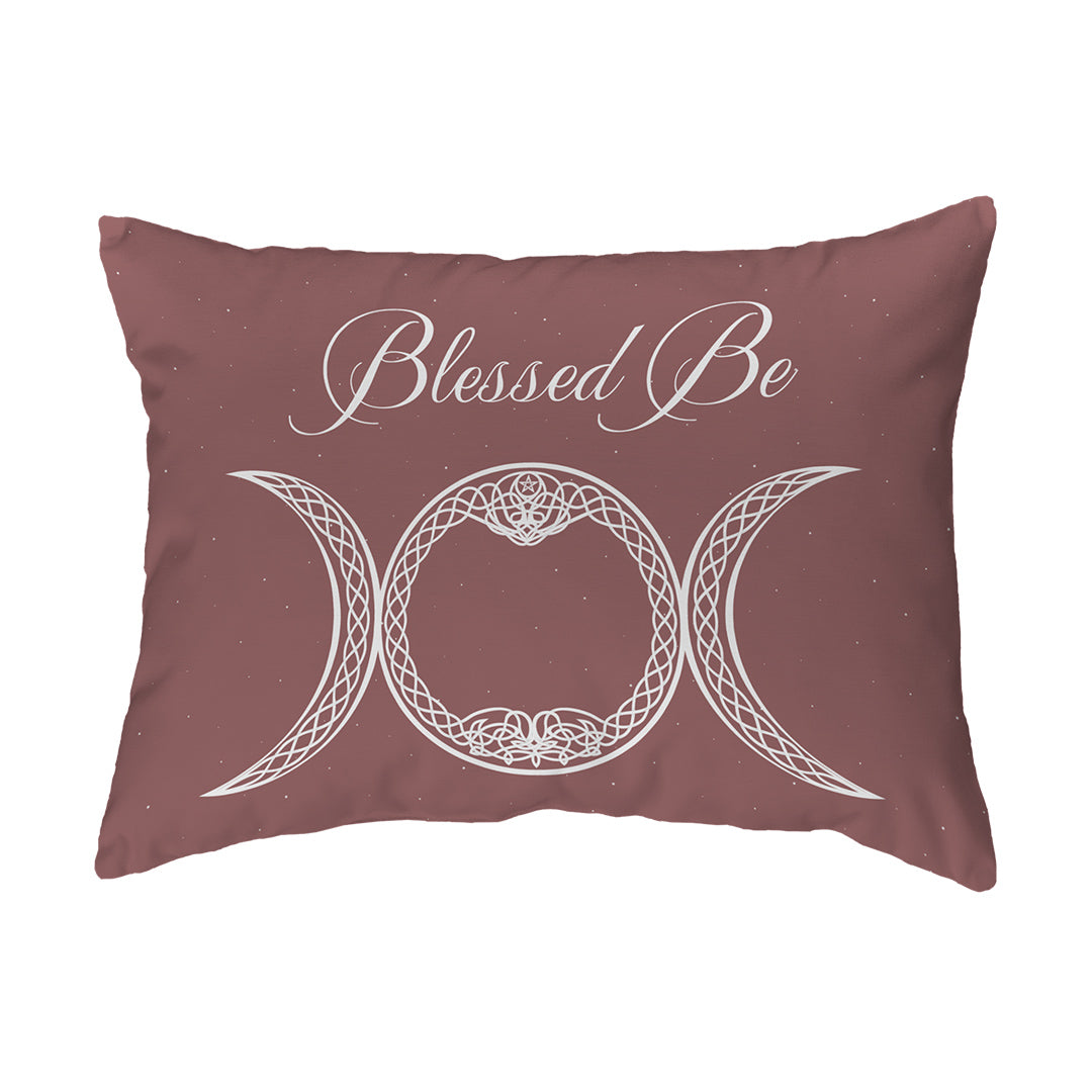 Throw Pillow Blessed Be