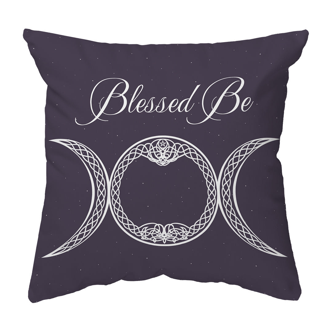 Zippered Pillow Shell Blessed Be