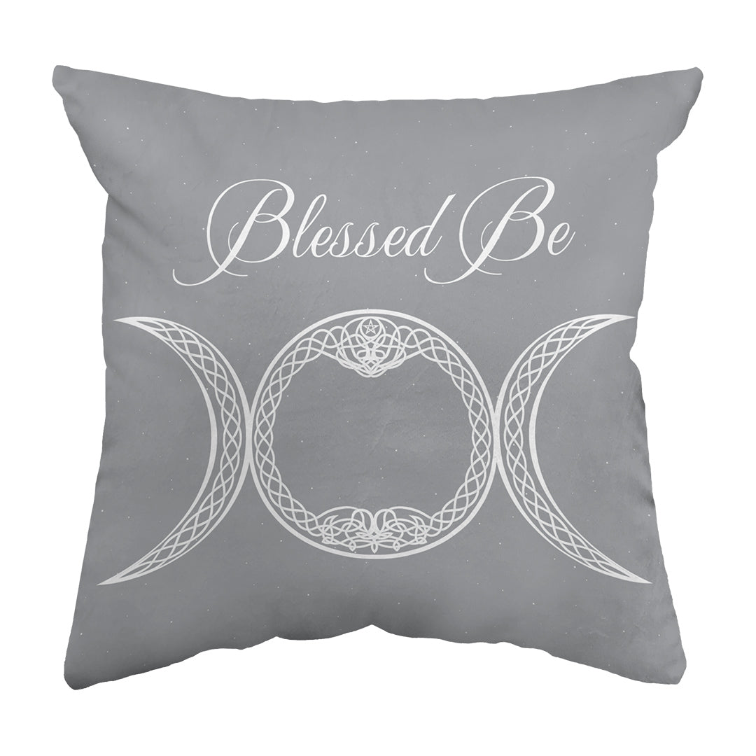 Throw Pillow Blessed Be