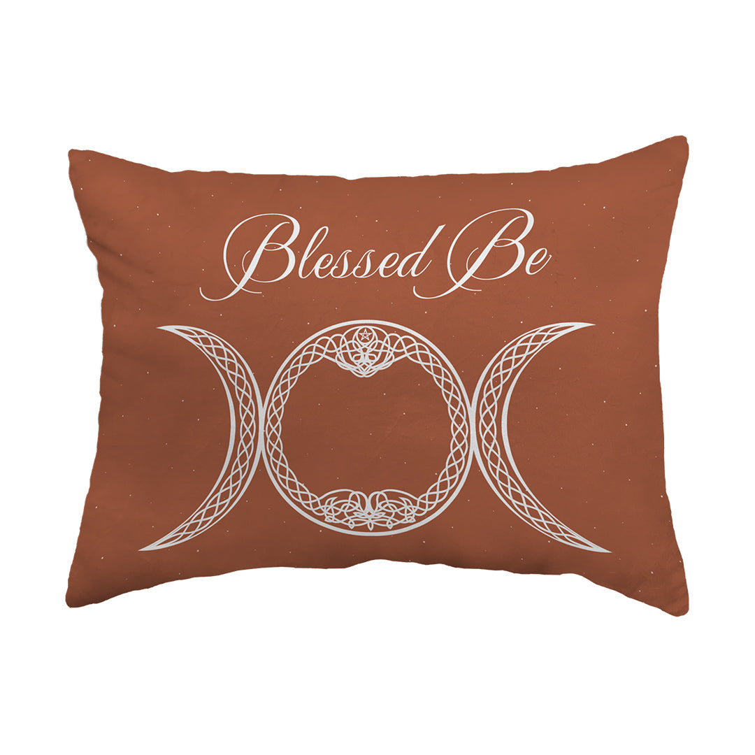Throw Pillow Blessed Be
