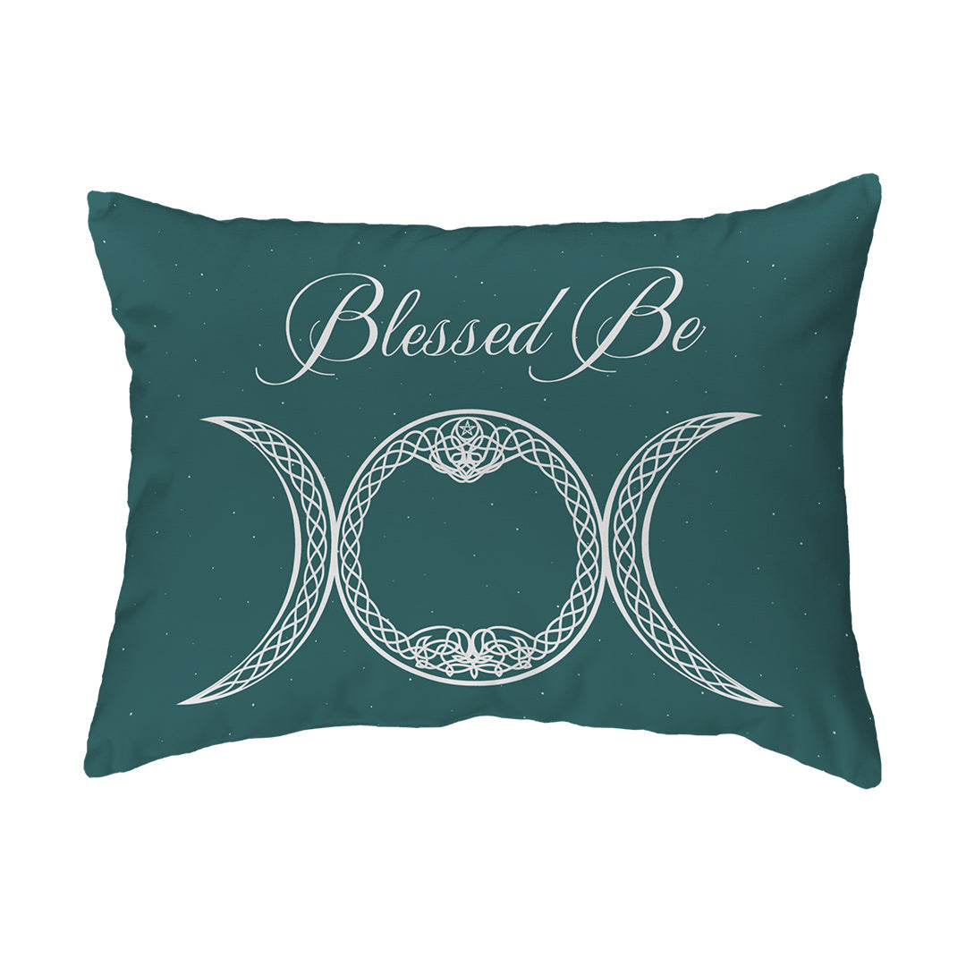 Throw Pillow Blessed Be