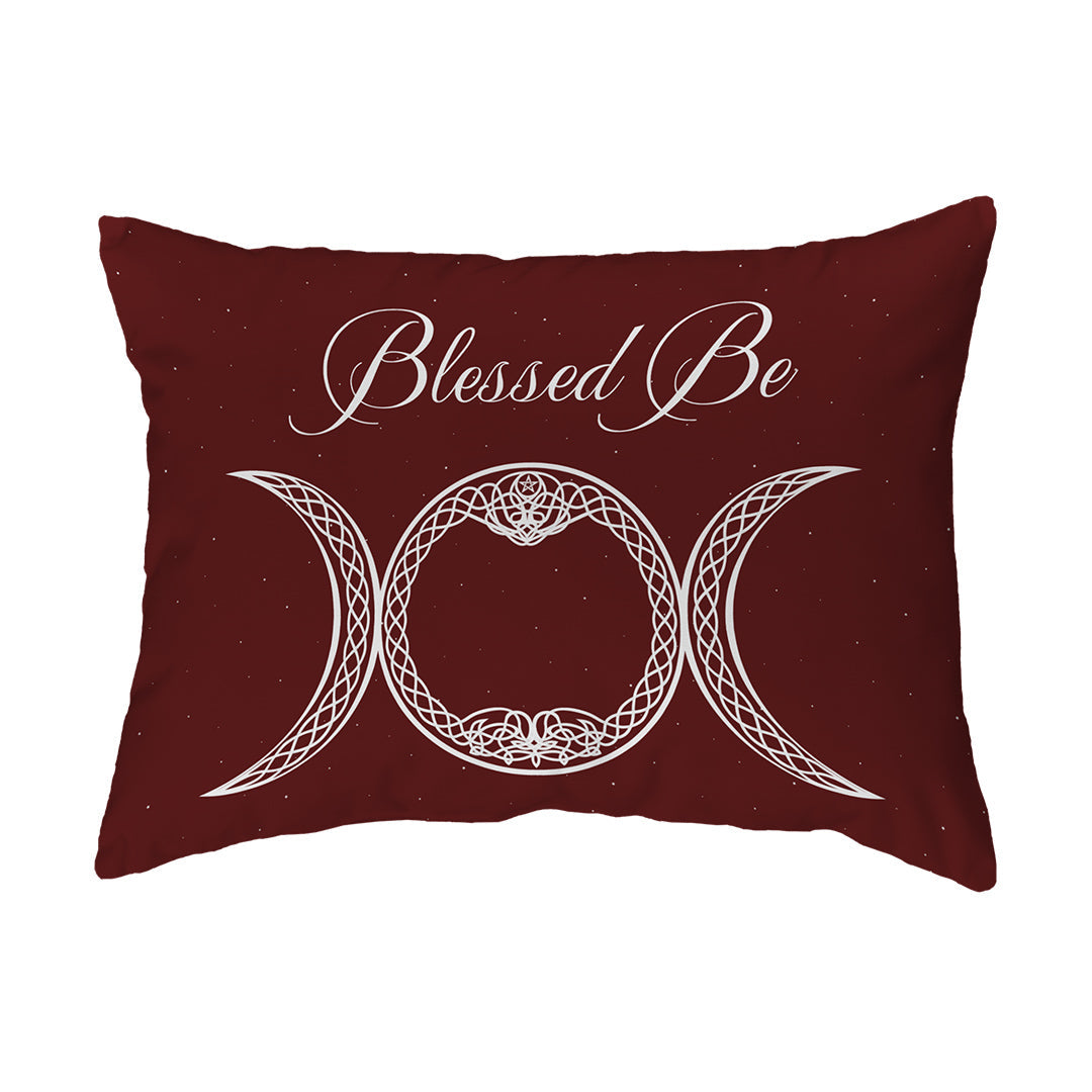 Throw Pillow Blessed Be