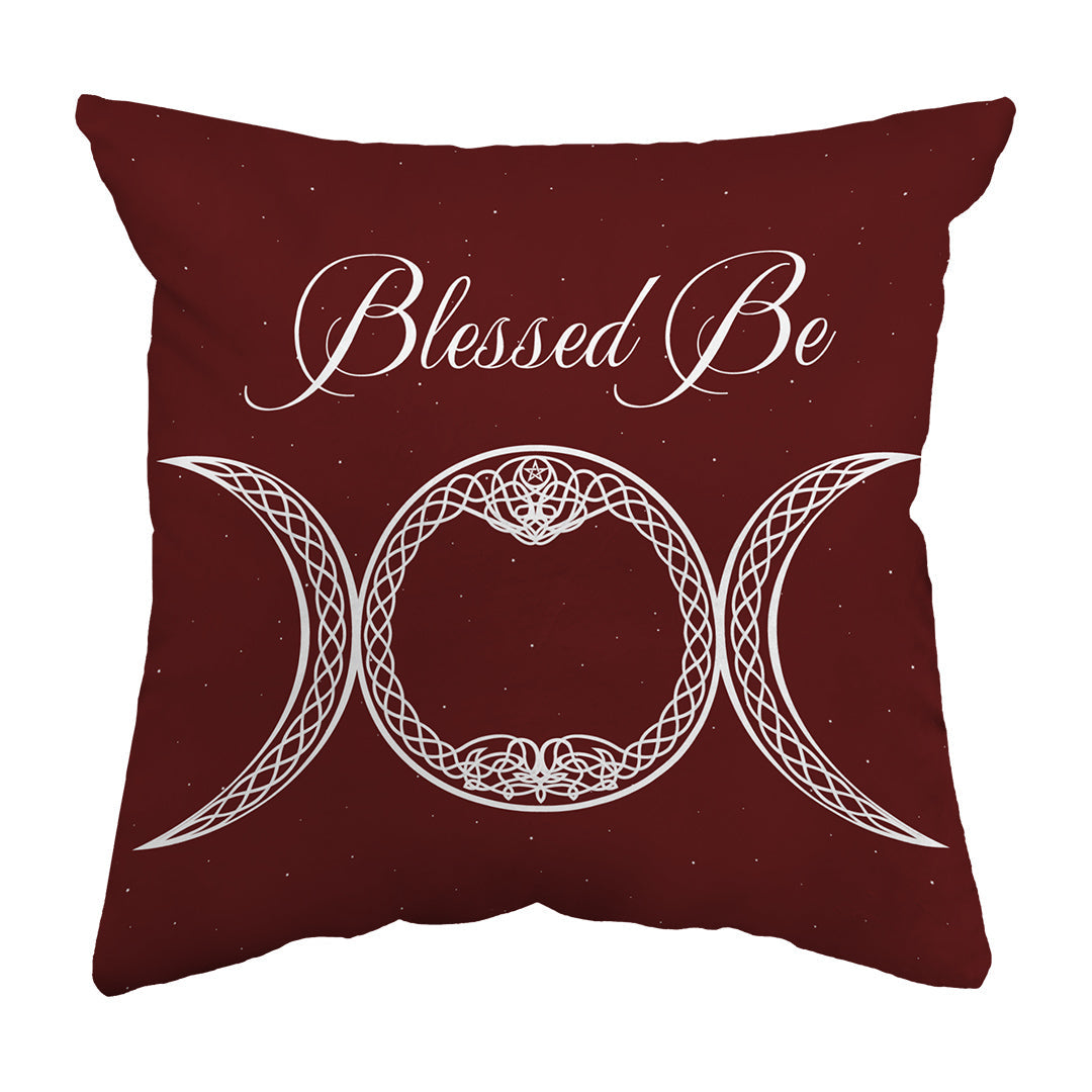 Throw Pillow Blessed Be