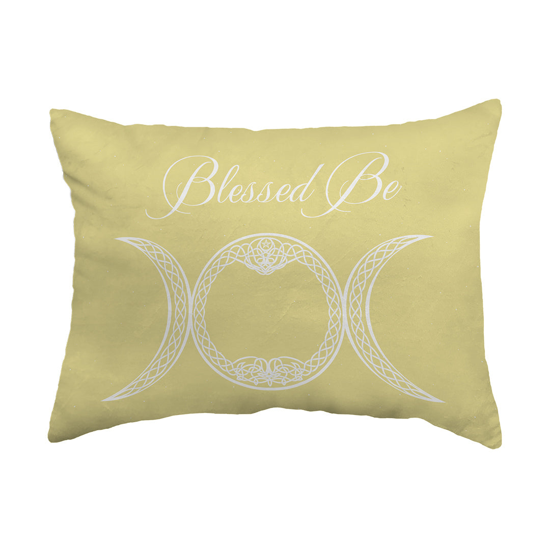 Throw Pillow Blessed Be