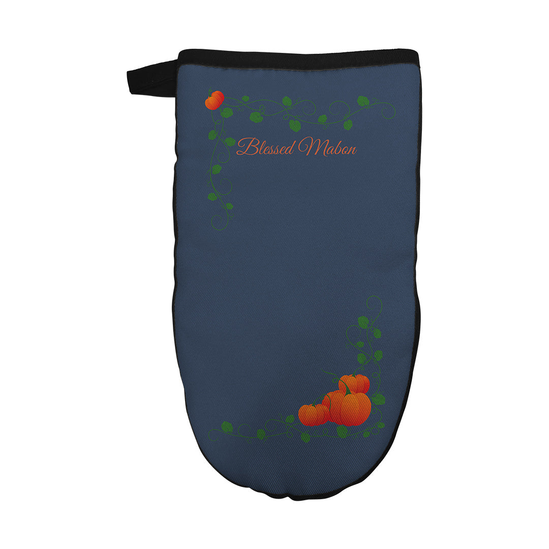 Oven Mitt Blessed Mabon Pumpkins
