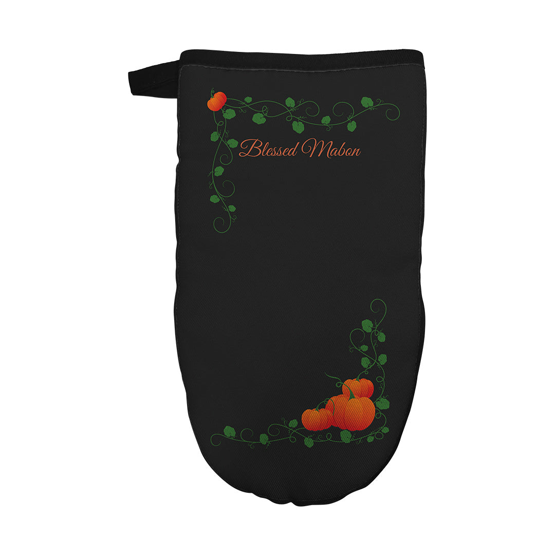 Oven Mitt Blessed Mabon Pumpkins