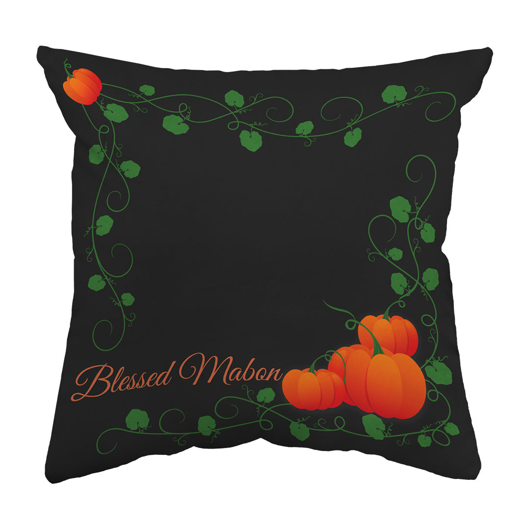 Zippered Pillow Shell Blessed Mabon Pumpkins