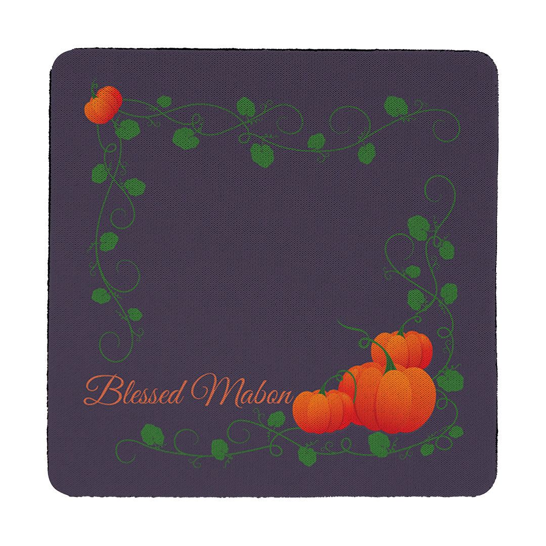 Coaster Blessed Mabon Pumpkins