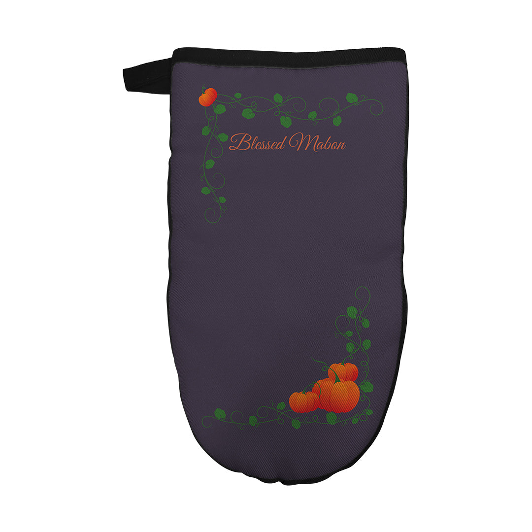 Oven Mitt Blessed Mabon Pumpkins