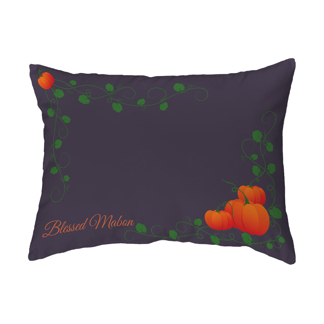 Zippered Pillow Shell Blessed Mabon Pumpkins