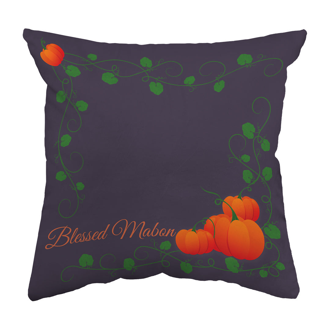Zippered Pillow Shell Blessed Mabon Pumpkins
