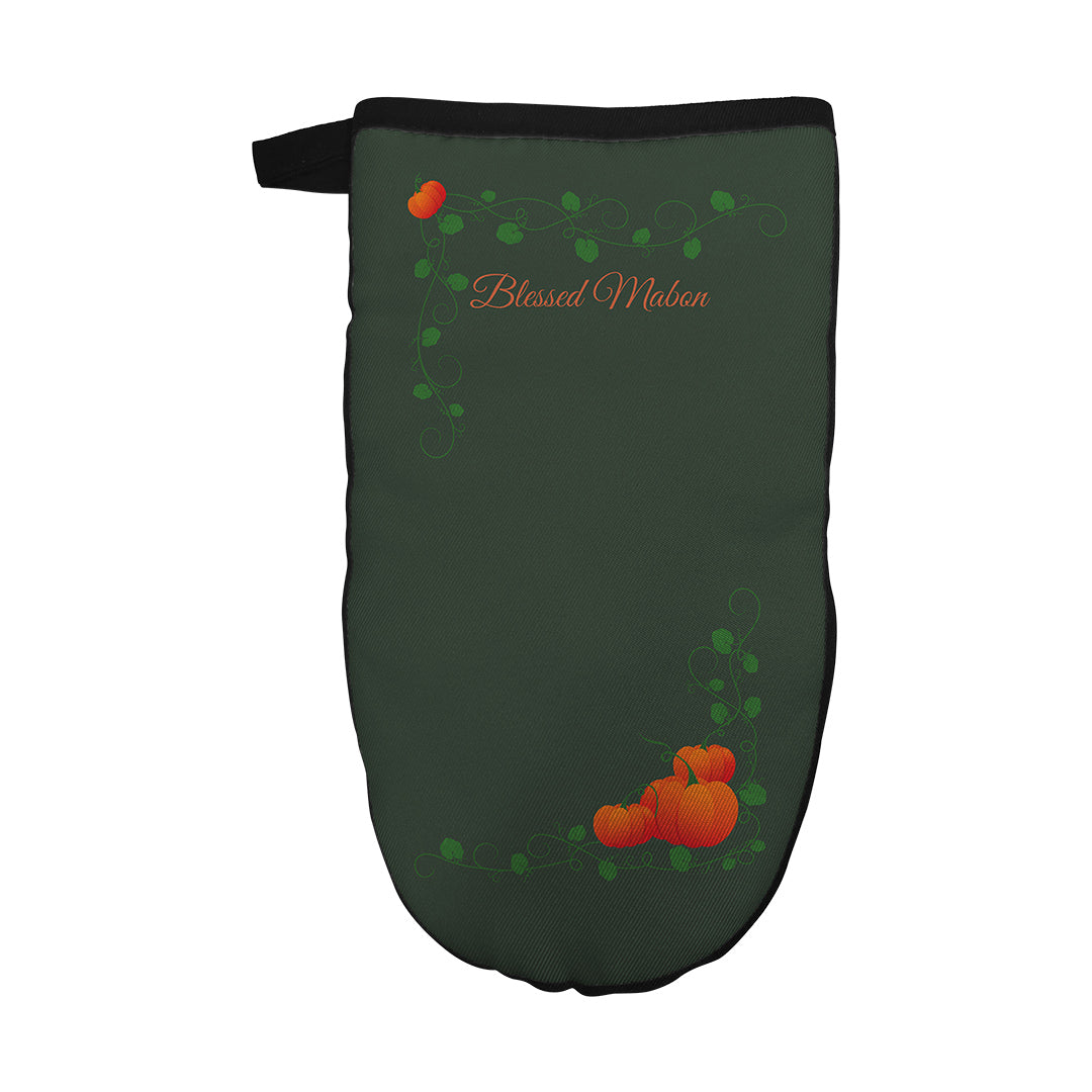 Oven Mitt Blessed Mabon Pumpkins