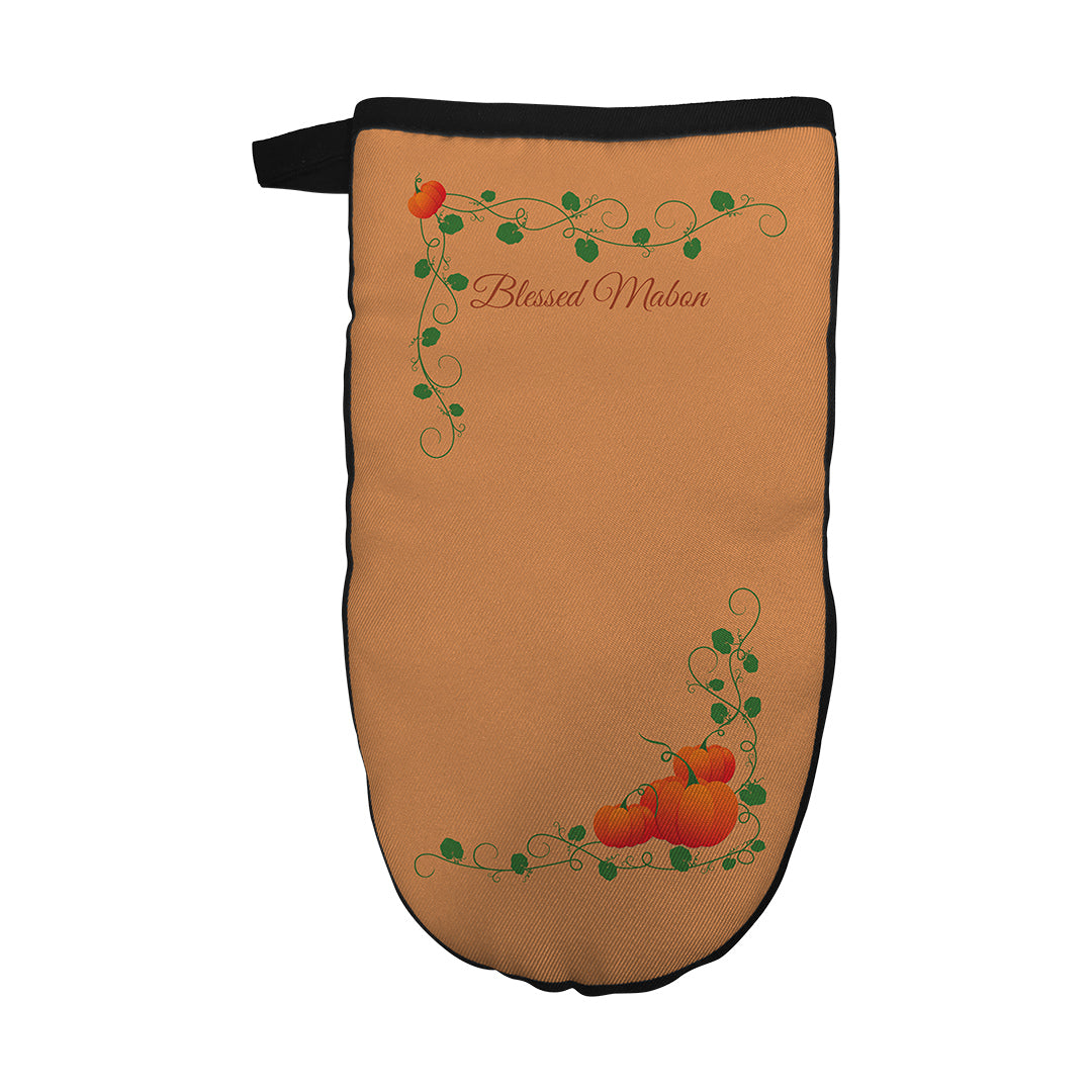 Oven Mitt Blessed Mabon Pumpkins