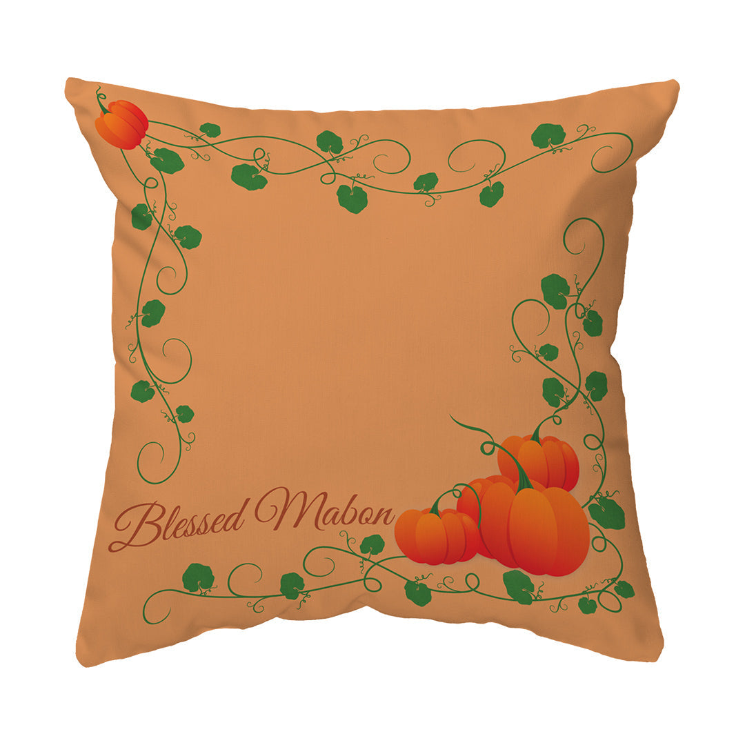 Zippered Pillow Shell Blessed Mabon Pumpkins