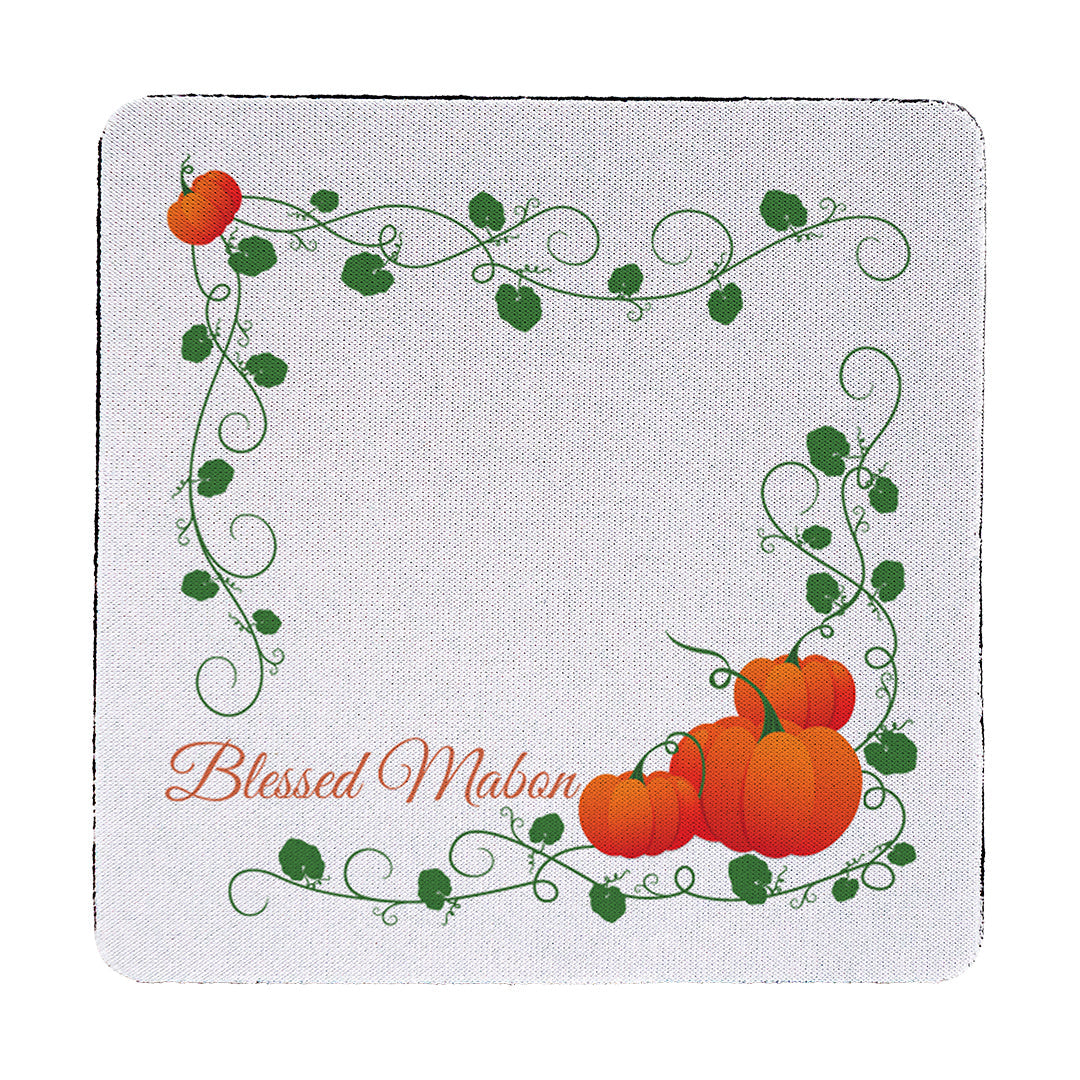 Coaster Blessed Mabon Pumpkins