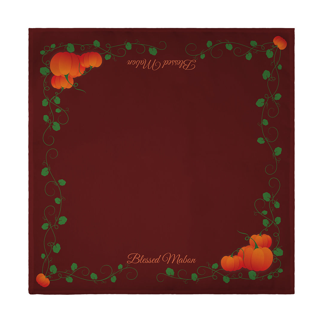 Napkin Blessed Mabon Pumpkins