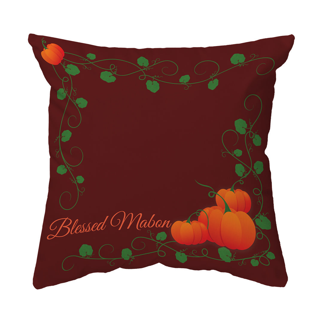 Zippered Pillow Shell Blessed Mabon Pumpkins