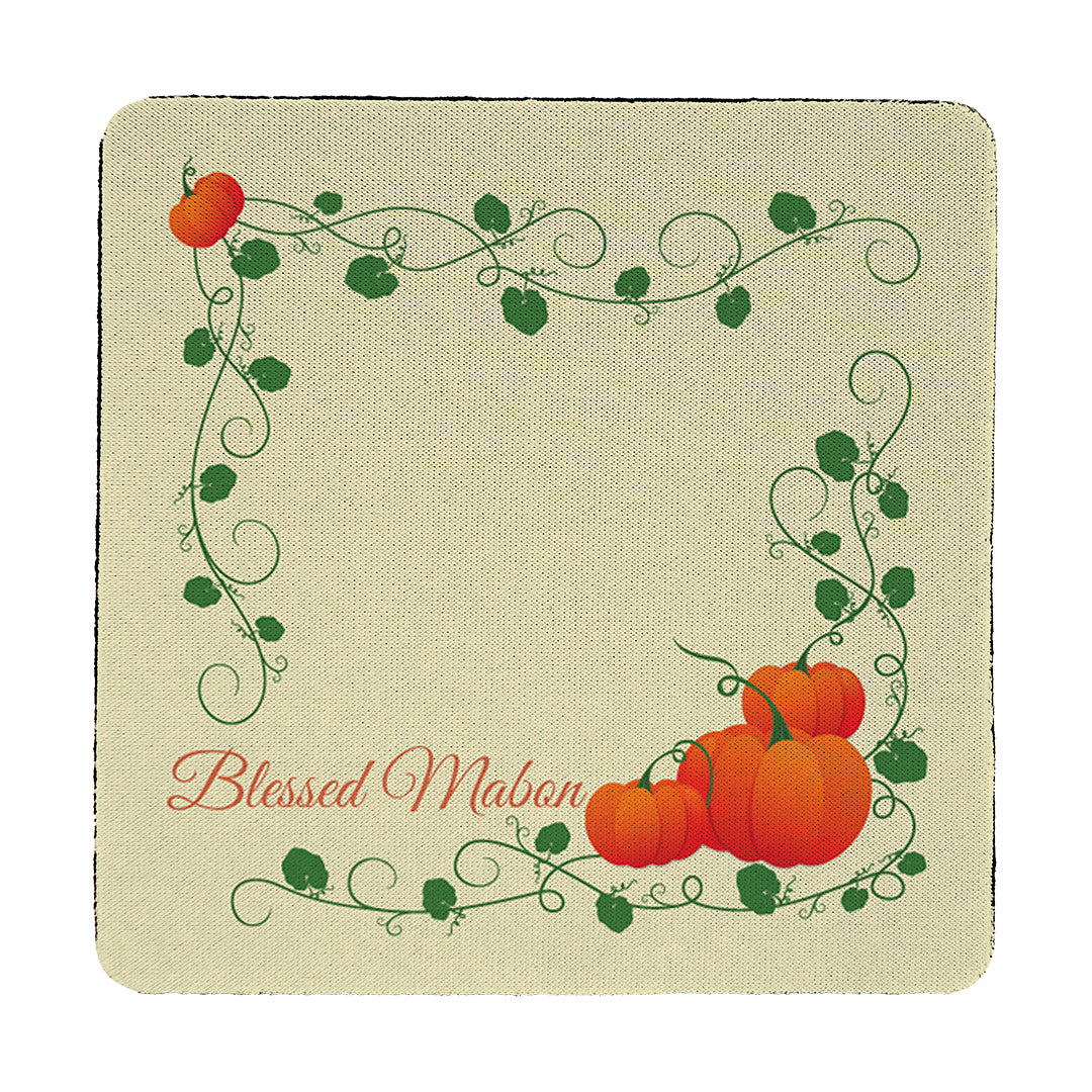 Coaster Blessed Mabon Pumpkins