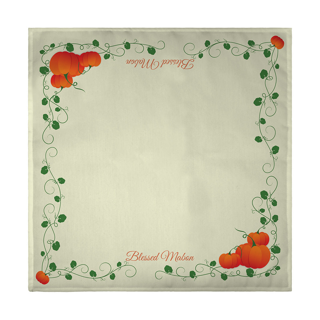 Napkin Blessed Mabon Pumpkins