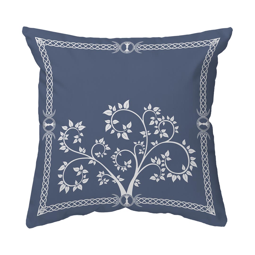 Zippered Pillow Celtic Tree Framed