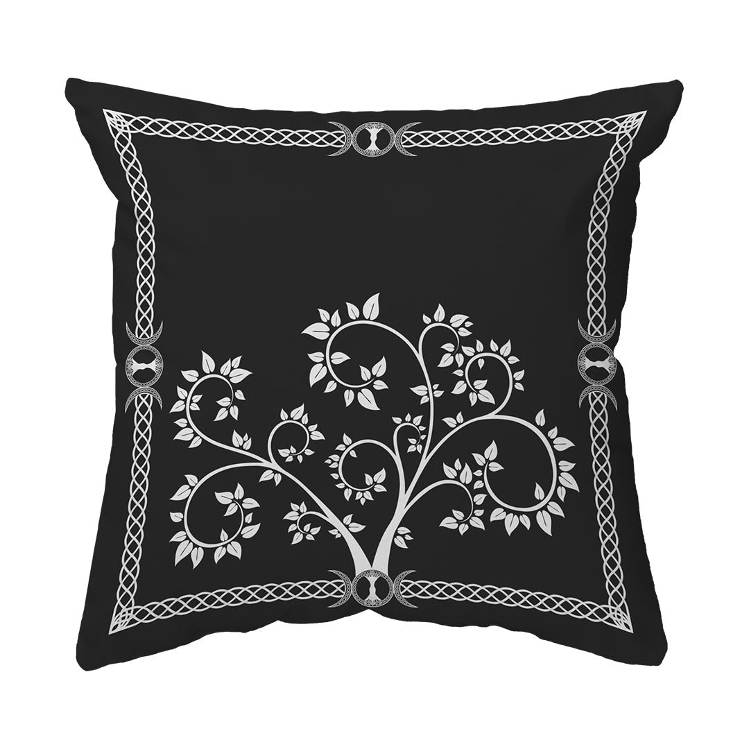 Throw Pillow Celtic Tree Framed