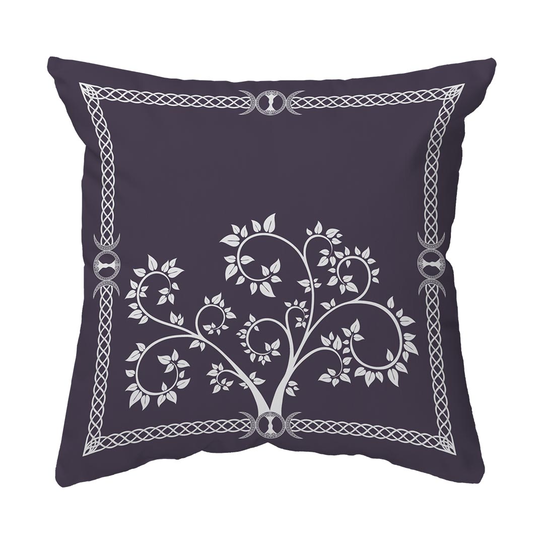 Zippered Pillow Celtic Tree Framed