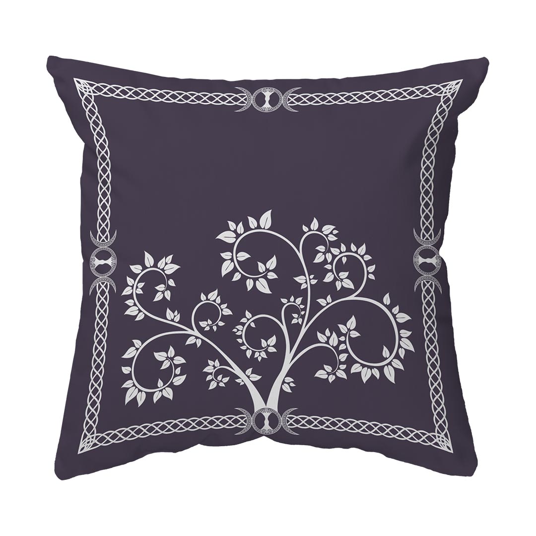 Zippered Pillow Celtic Tree Framed
