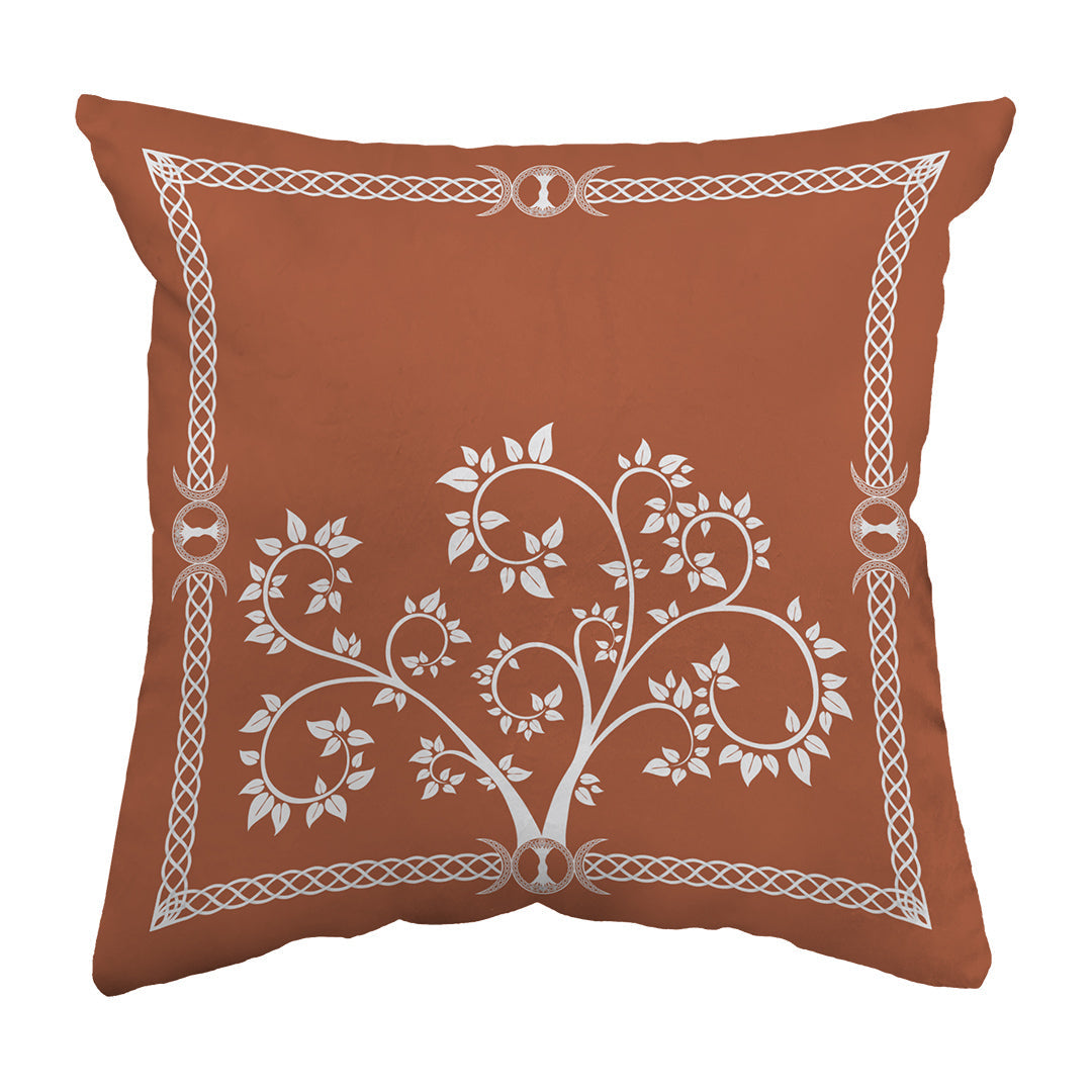 Zippered Pillow Celtic Tree Framed