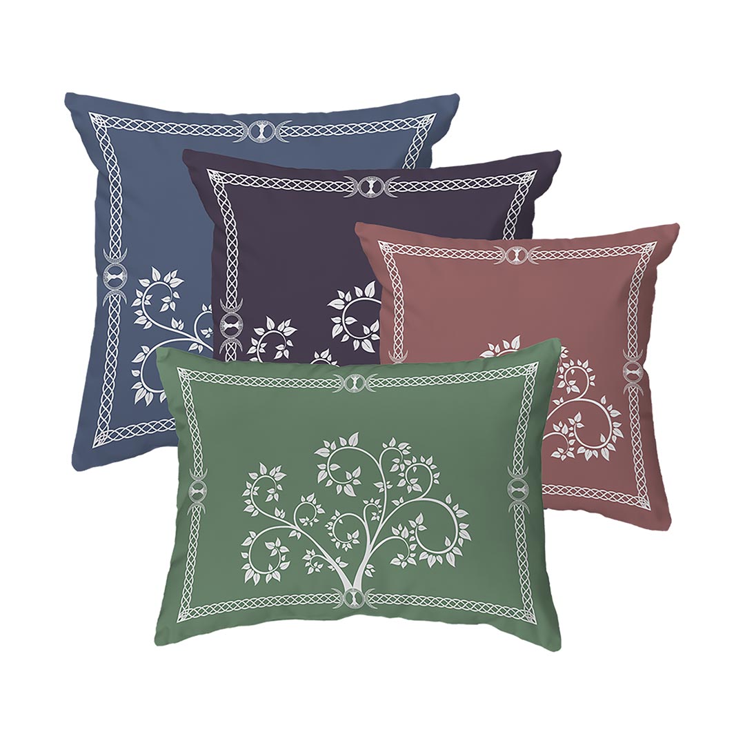 Zippered Pillow Celtic Tree Framed