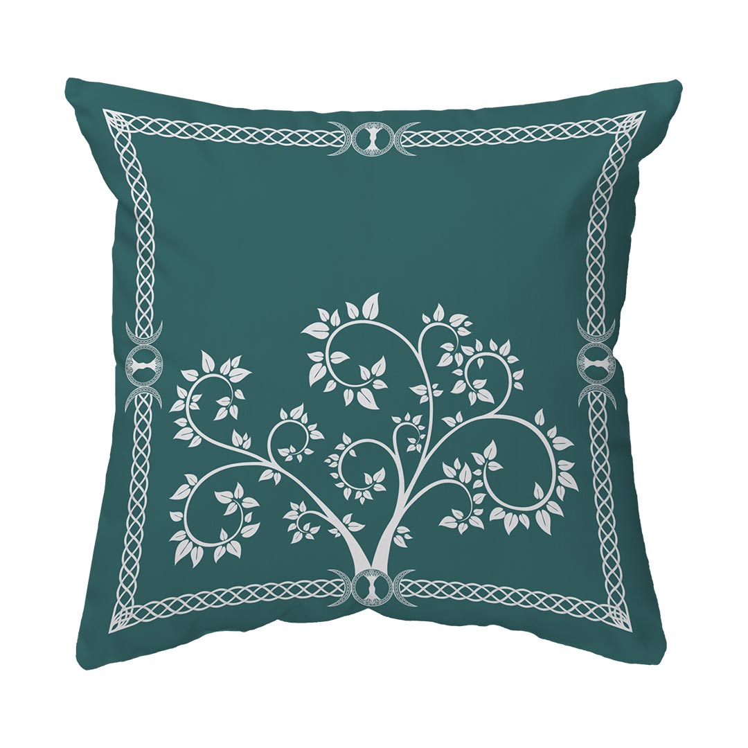 Zippered Pillow Celtic Tree Framed