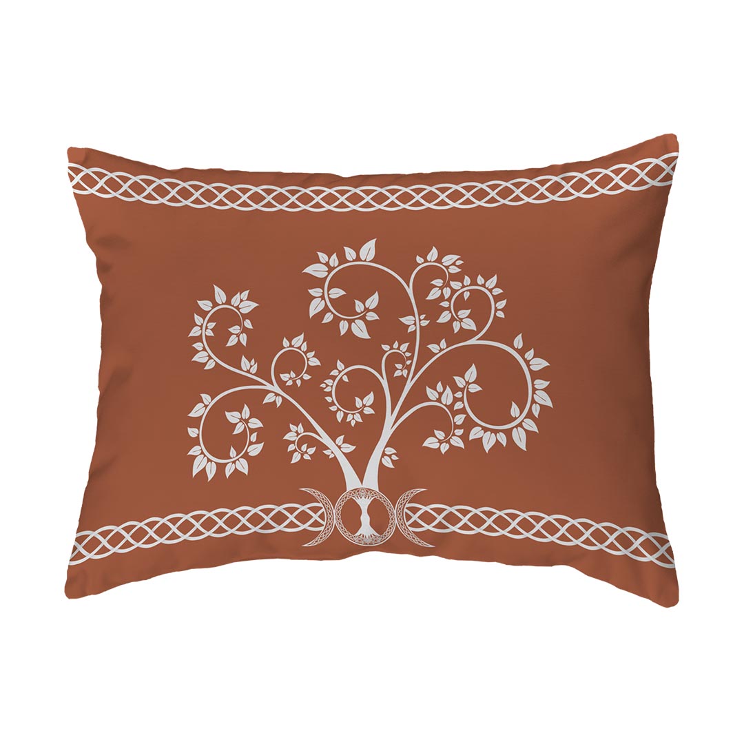 Zippered Pillow Shell Celtic Tree