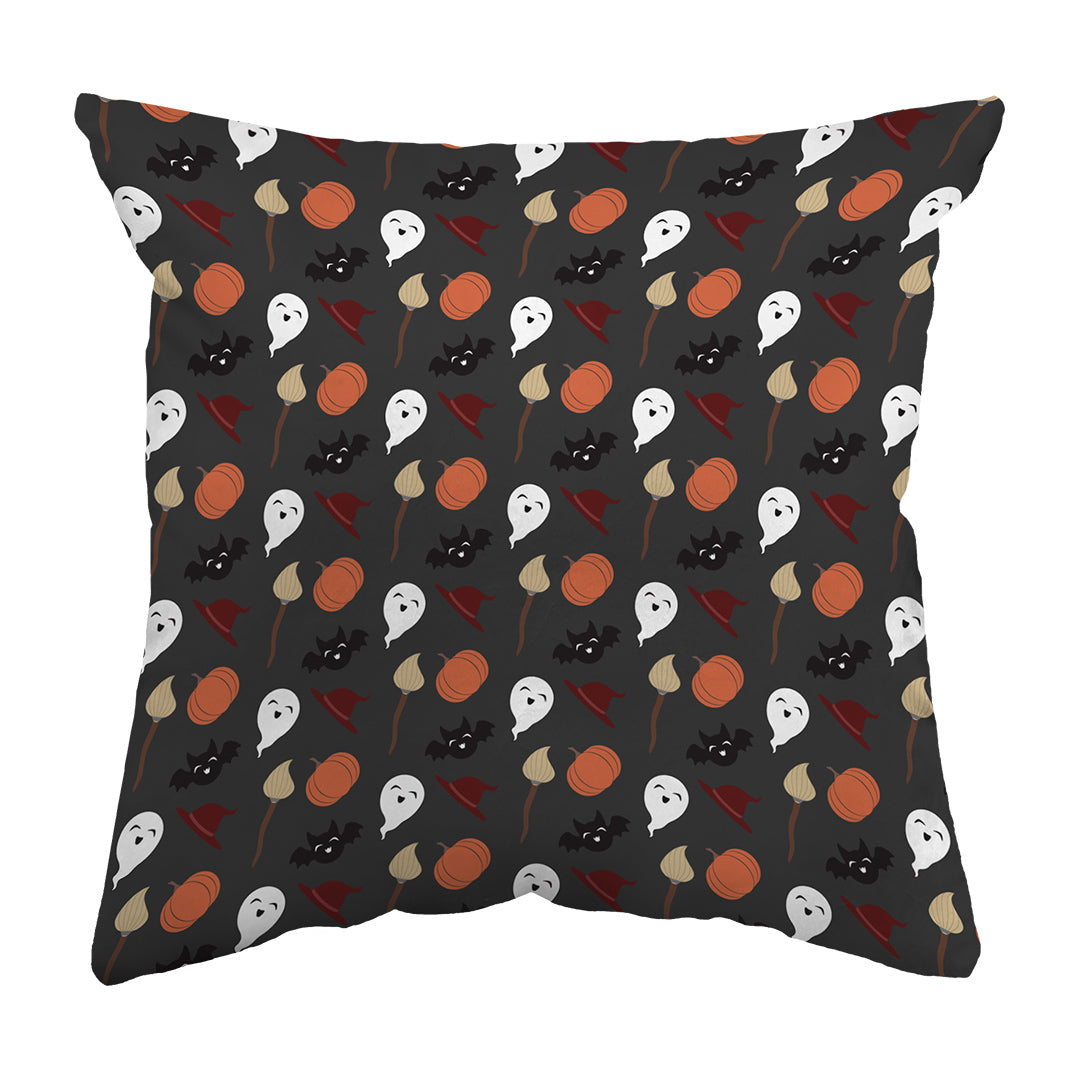 Throw Pillow Cute Spooky Quartet