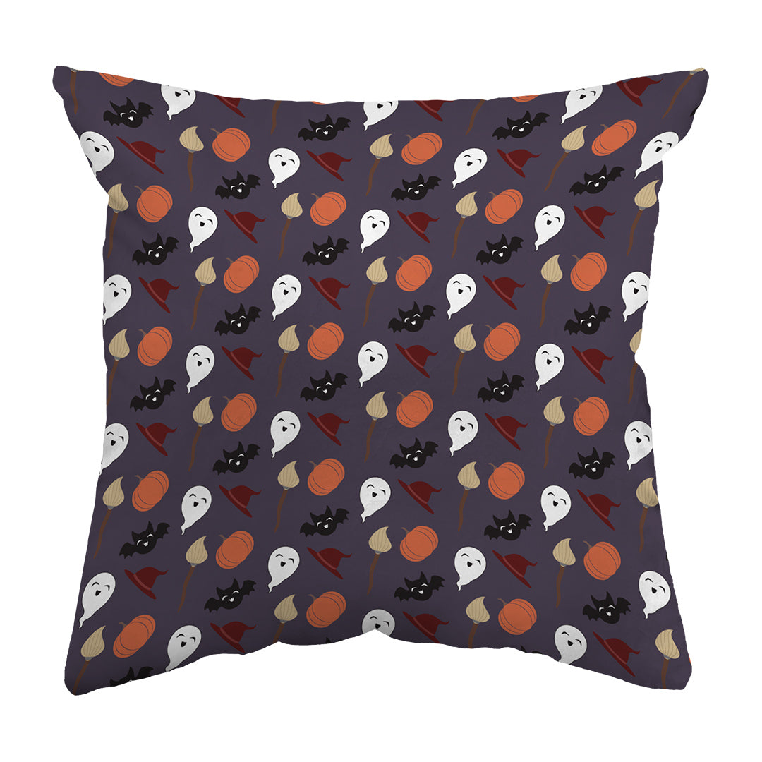 Throw Pillow Cute Spooky Quartet