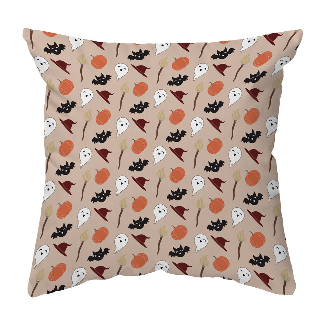 Throw Pillow Cute Spooky Quartet