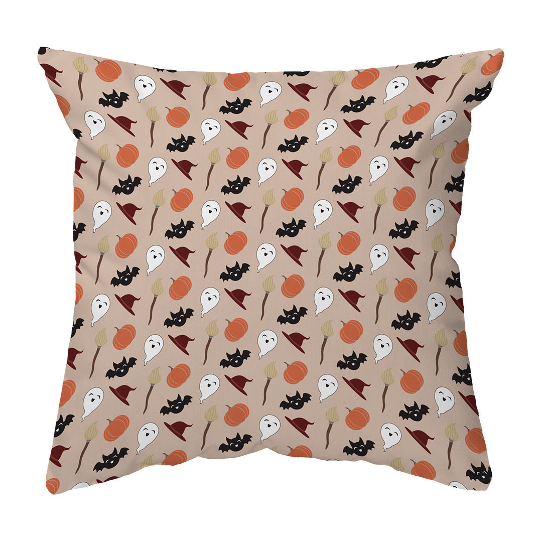 Throw Pillow Cute Spooky Quartet