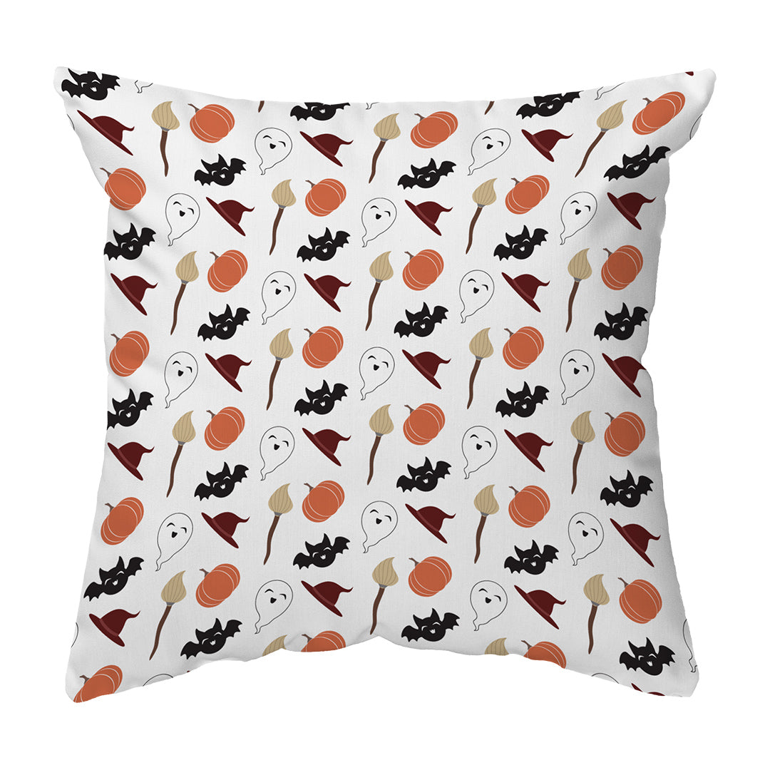 Throw Pillow Cute Spooky Quartet