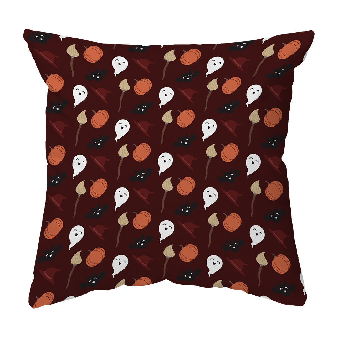 Throw Pillow Cute Spooky Quartet