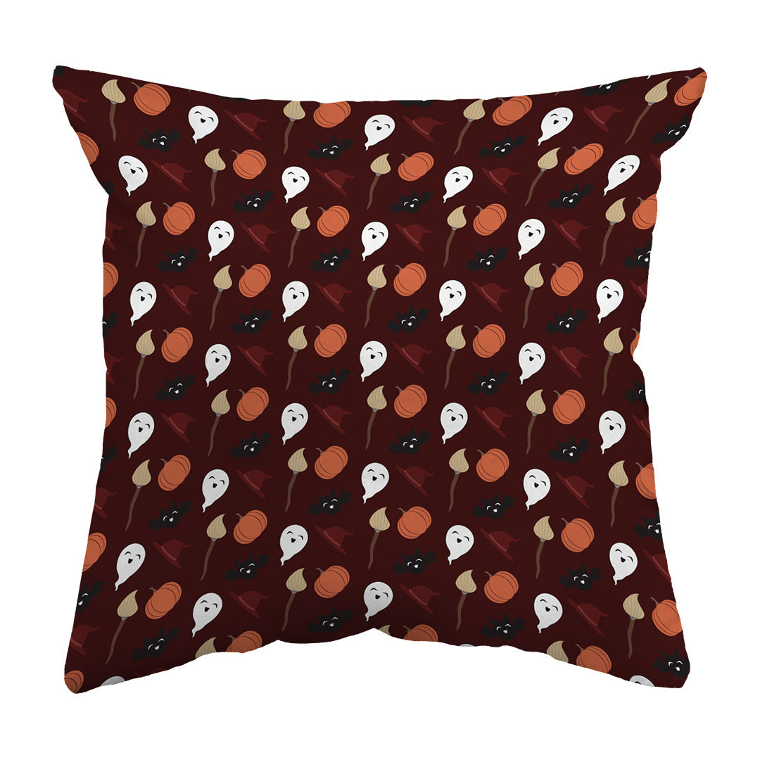 Throw Pillow Cute Spooky Quartet