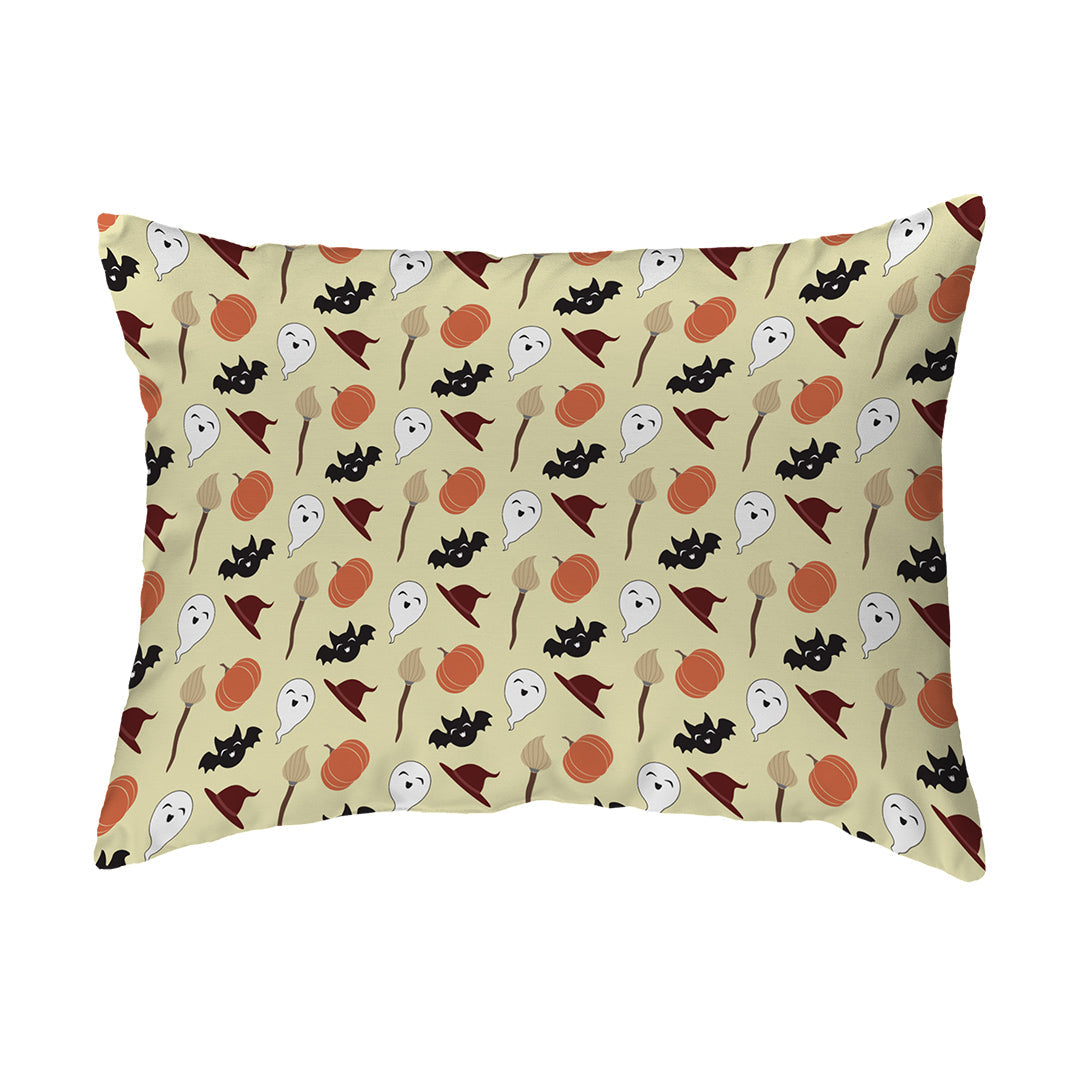 Throw Pillow Cute Spooky Quartet