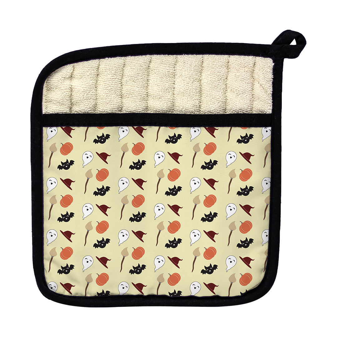 Pot Holder Cute Spooky Quartet