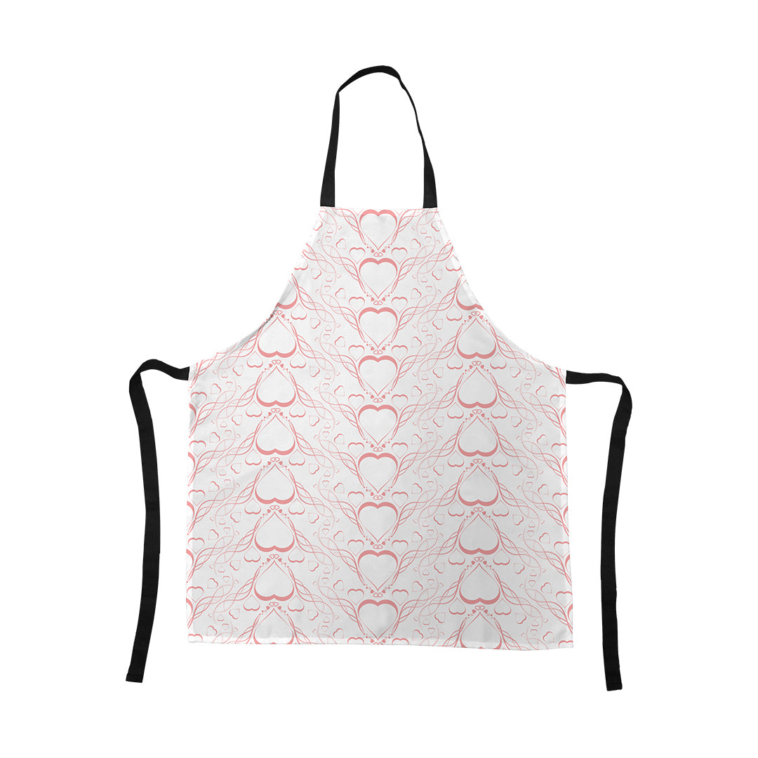 Apron Delicate Heart Pattern