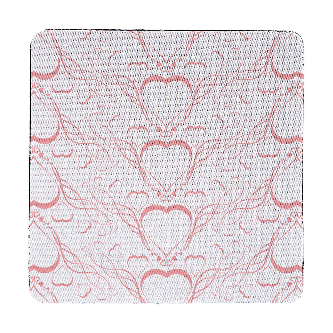 Coaster Delicate Heart Pattern