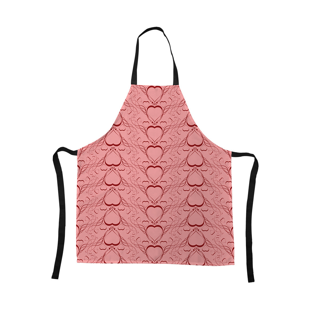 Apron Delicate Heart Pattern