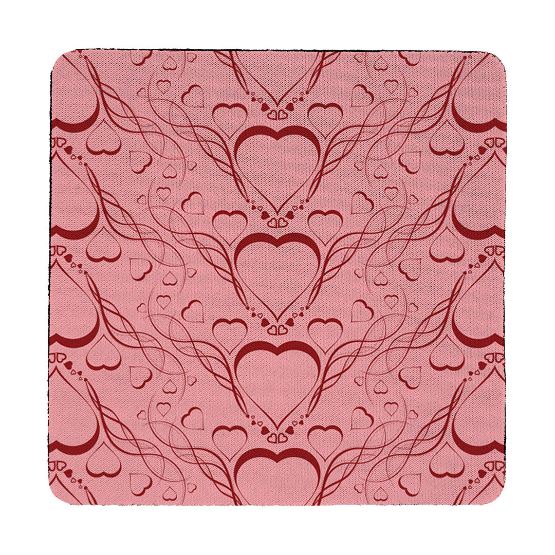 Coaster Delicate Heart Pattern